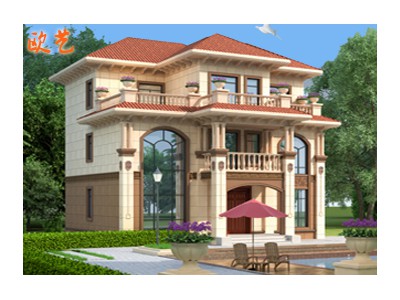 三层网红乡村自建房全套小洋房豪华楼房