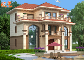 三层网红乡村自建房全套小洋房豪华楼房