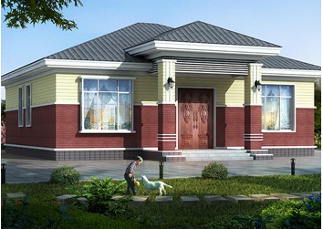 一层欧式平房经济实用全套施工图