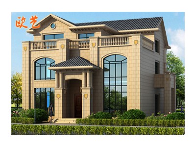 欧式三层别墅整包砖混结构
