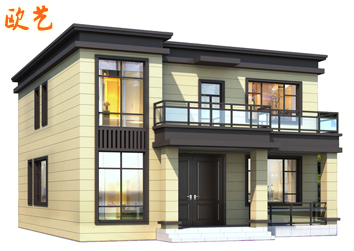 二层简欧风格别墅自建房