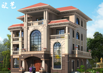 欧式新农村四层别墅
