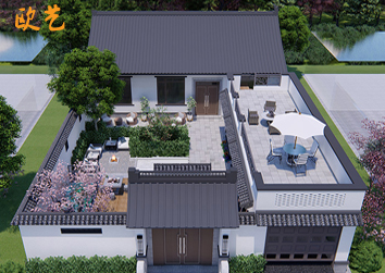 新中式一层别墅设计图纸