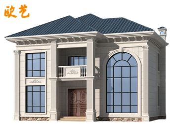 二层新农村别墅设计图纸乡村两层小户型经济型自建房效果图