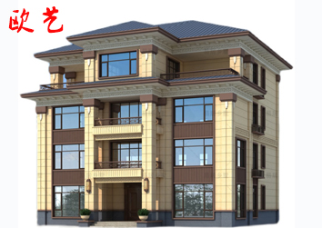 豪华型新中式别墅设计图纸四层新农村自建房全套施工图